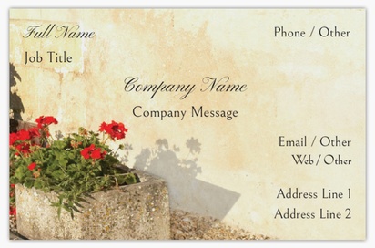 Design Preview for Gardening Business Cards Designs & Templates, Standard (85 x 55 mm)