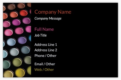 Design Preview for Design Gallery: Cosmetics & Perfume Pearl Business Cards