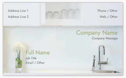 Design Preview for Design Gallery: Kitchen & Bathroom Remodeling Standard Business Cards, Standard (91 x 55 mm)