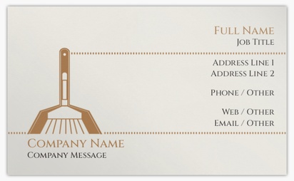 Design Preview for Design Gallery: Cleaning Services Classic Visiting Cards