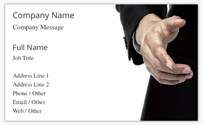 Design Preview for Templates for Marketing & Communications Standard Name Cards , Standard (91 x 55 mm)