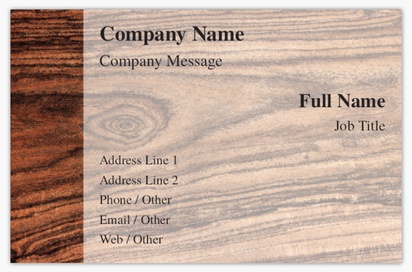 Design Preview for Design Gallery: Textured Uncoated Business Cards