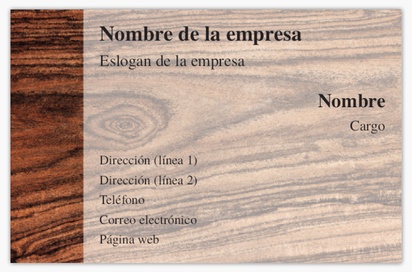 Vista previa del diseño de Galería de diseños de tarjetas de visita standard para carpintería para exteriores, Standard (85 x 55 mm)