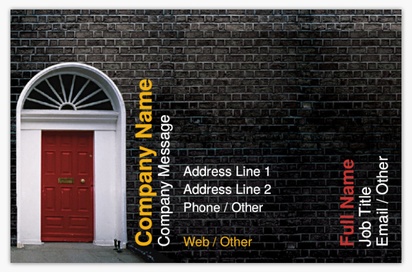 Design Preview for Design Gallery: Home Inspection Textured Uncoated Business Cards