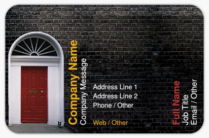 Design Preview for Design Gallery: Home Inspection Rounded Corner Business Cards, Rounded Standard (85 x 55 mm)