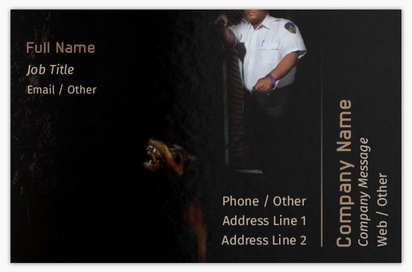 Design Preview for Design Gallery: Public Safety Ultra-Thick Business Cards, Standard (85 x 55 mm)