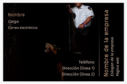 Vista previa del diseño de Galería de diseños de tarjetas de visita standard para seguridad pública, Standard (85 x 55 mm)