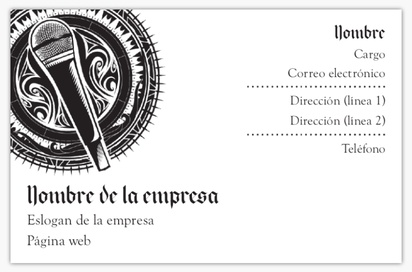Vista previa del diseño de Galería de diseños de tarjetas de visita textura rugosa para organización de eventos y entretenimiento