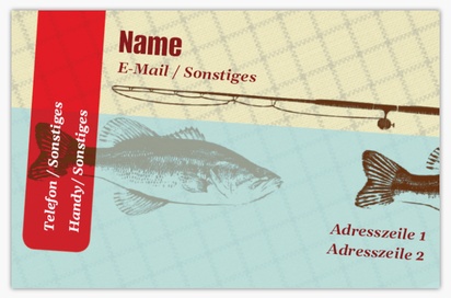 Designvorschau für Designgalerie: Standard-Visitenkarten Jagen & Fischen, Standard (85 x 55 mm)