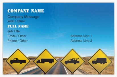 Design Preview for Design Gallery: Trucking Ultra-Thick Business Cards, Standard (85 x 55 mm)