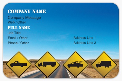 Design Preview for Design Gallery: Breakdown Recovery Rounded Corner Business Cards, Rounded Standard (85 x 55 mm)