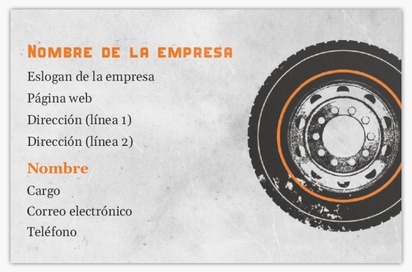 Vista previa del diseño de Galería de diseños de tarjetas de visita extragruesas para neumáticos y repuestos de automóvil, Standard (85 x 55 mm)
