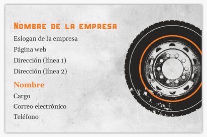 Vista previa del diseño de Galería de diseños de tarjetas de visita textura rugosa para neumáticos y repuestos de automóvil