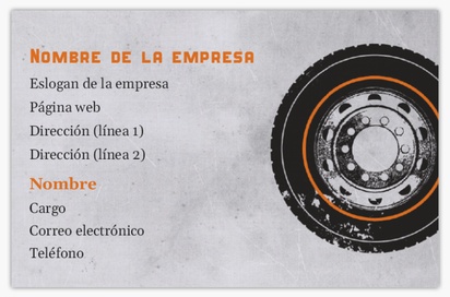 Vista previa del diseño de Galería de diseños de tarjetas con acabado lino para neumáticos y repuestos de automóvil
