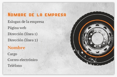 Vista previa del diseño de Galería de diseños de tarjetas de visita standard para neumáticos y repuestos de automóvil, Standard (85 x 55 mm)