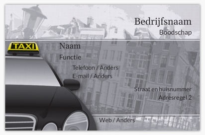 Voorvertoning ontwerp voor Ontwerpgalerij: Taxi Linnen visitekaartjes