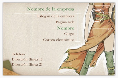 Vista previa del diseño de Galería de diseños de tarjetas de visita extragruesas para librerías y quioscos, Standard (85 x 55 mm)