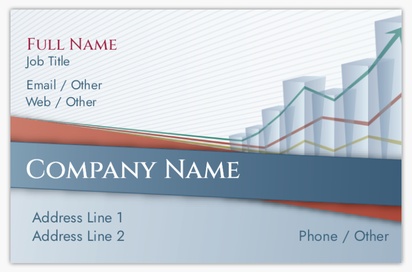 Design Preview for Design Gallery: Financial Planning Textured Uncoated Business Cards