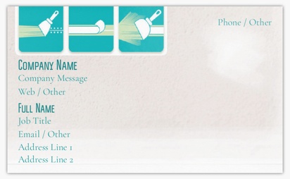 Design Preview for Design Gallery: Plastering & Drywall Classic Visiting Cards