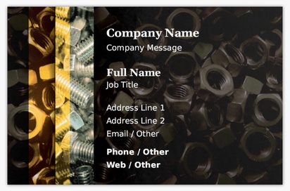 Design Preview for Design Gallery: Manufacturing & Distribution Ultra-Thick Business Cards, Standard (85 x 55 mm)