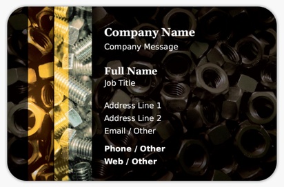 Design Preview for Design Gallery: Plumbing Rounded Corner Business Cards, Rounded Standard (85 x 55 mm)