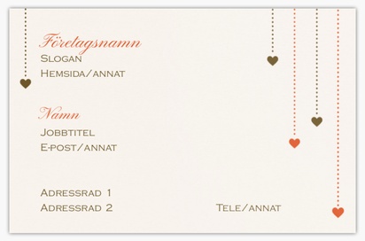 Förhandsgranskning av design för Designgalleri: Dejtingtjänster Extratjocka visitkort, Standard (85 x 55 mm)