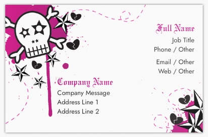Design Preview for Design Gallery: Tattoo & Body Piercing Ultra-Thick Business Cards, Standard (85 x 55 mm)