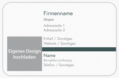 Designvorschau für Designgalerie: Visitenkarten mit abgerundeten Ecken Technik, Abgerundet Standard (85 x 55 mm)