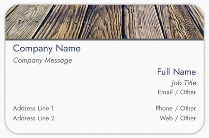 Design Preview for Design Gallery: Fencing & Decking Rounded Corner Business Cards, Rounded Standard (85 x 55 mm)