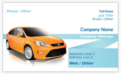 Design Preview for Design Gallery: Auto Rental Standard Business Cards, Standard (91 x 55 mm)