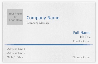 Design Preview for Design Gallery: Conservative Natural Uncoated Business Cards