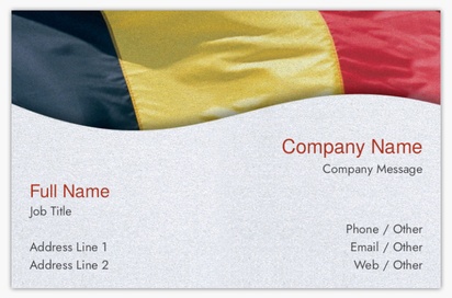 Design Preview for Design Gallery: Politics Pearl Business Cards
