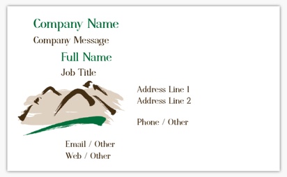 Design Preview for Templates for Travel & Accommodation Standard Name Cards , Standard (91 x 55 mm)
