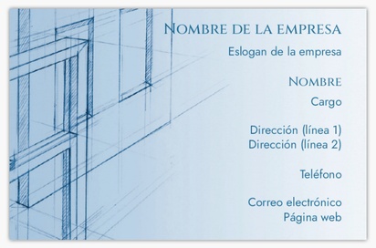 Vista previa del diseño de Galería de diseños de tarjetas de visita extragruesas para arquitectura, Standard (85 x 55 mm)
