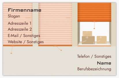 Designvorschau für Designgalerie: Standard-Visitenkarten Umzug & Lagerung, Standard (85 x 55 mm)