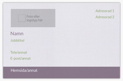 Förhandsgranskning av design för Designgalleri: Finans & försäkring Visitkort med linneyta