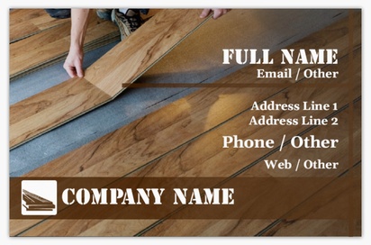 Design Preview for Design Gallery: Flooring & Tiling Ultra-Thick Business Cards, Standard (85 x 55 mm)