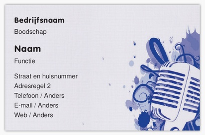 Voorvertoning ontwerp voor Ontwerpgalerij: Theater Linnen visitekaartjes