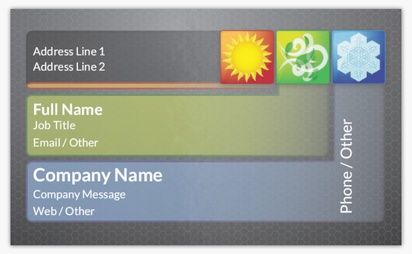 Design Preview for Design Gallery: Energy & Environment Classic Visiting Cards