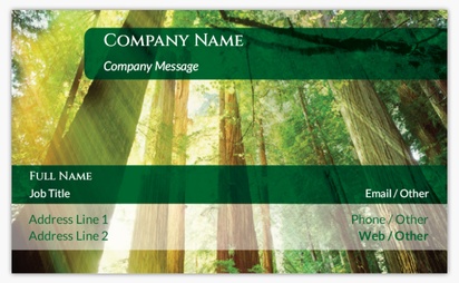Design Preview for Templates for Health & Wellness Standard Name Cards , Standard (91 x 55 mm)