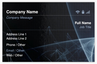Design Preview for Design Gallery: Mobile Devices & Telecommunication Ultra-Thick Business Cards, Standard (85 x 55 mm)