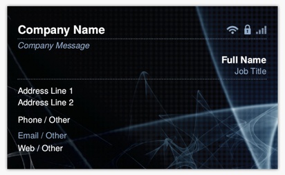 Design Preview for Design Gallery: Electronics Standard Business Cards, Standard (91 x 55 mm)