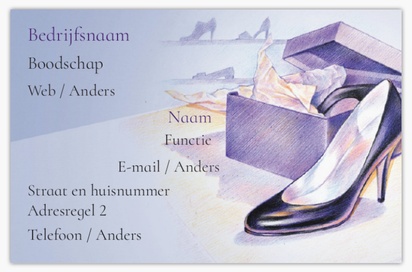 Voorvertoning ontwerp voor Ontwerpgalerij: Schoenen Extra dikke visitekaartjes, Standaard (85 x 55 mm)