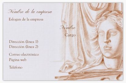 Vista previa del diseño de Galería de diseños de tarjetas con acabado lino para antigüedades