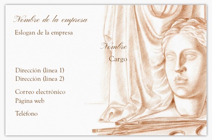 Vista previa del diseño de Galería de diseños de tarjetas de visita standard para ilustración, Standard (85 x 55 mm)
