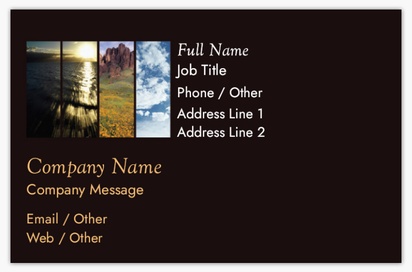 Design Preview for Design Gallery: Religious & Spiritual Textured Uncoated Business Cards