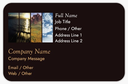 Design Preview for Design Gallery: Travel Agencies Rounded Corner Business Cards, Rounded Standard (85 x 55 mm)