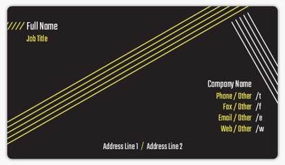 Design Preview for Design Gallery: IT Consulting Business Card Stickers