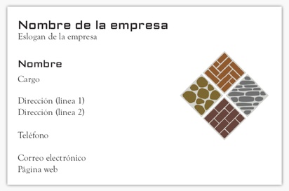Vista previa del diseño de Galería de diseños de tarjetas de visita textura rugosa para albañilería y mampostería