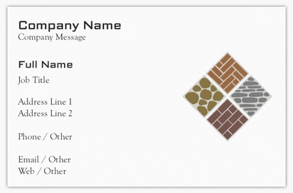 Design Preview for Design Gallery: Flooring & Tiling Metallic Business Cards